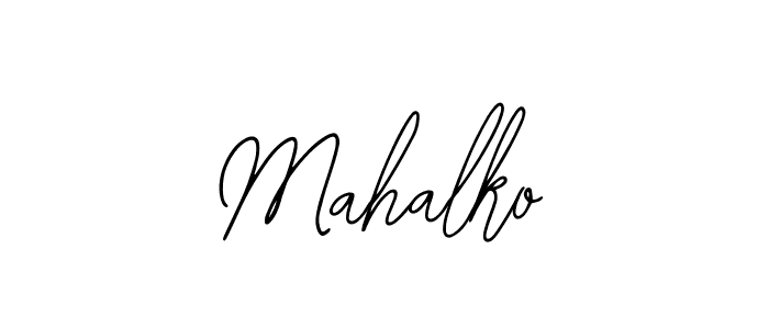 Design your own signature with our free online signature maker. With this signature software, you can create a handwritten (Bearetta-2O07w) signature for name Mahalko. Mahalko signature style 12 images and pictures png