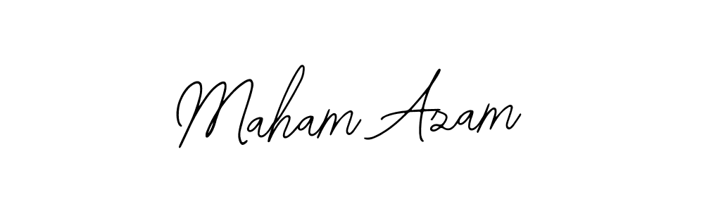 if you are searching for the best signature style for your name Maham Azam. so please give up your signature search. here we have designed multiple signature styles  using Bearetta-2O07w. Maham Azam signature style 12 images and pictures png