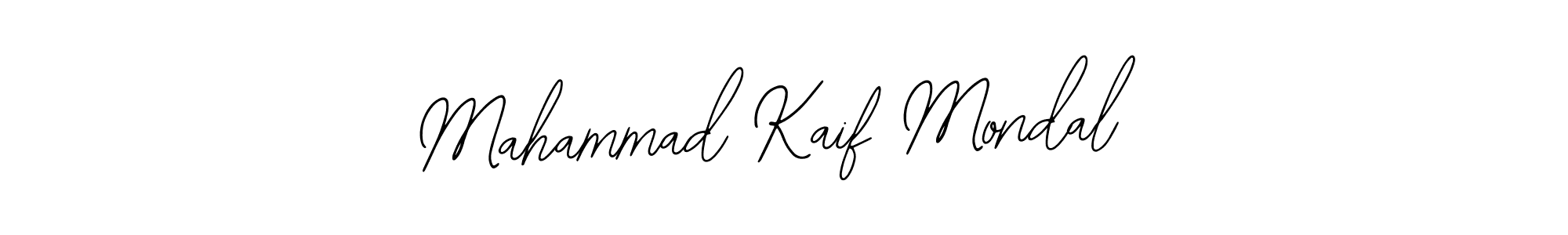 You should practise on your own different ways (Bearetta-2O07w) to write your name (Mahammad Kaif Mondal) in signature. don't let someone else do it for you. Mahammad Kaif Mondal signature style 12 images and pictures png