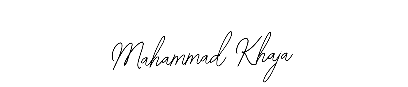 if you are searching for the best signature style for your name Mahammad Khaja. so please give up your signature search. here we have designed multiple signature styles  using Bearetta-2O07w. Mahammad Khaja signature style 12 images and pictures png