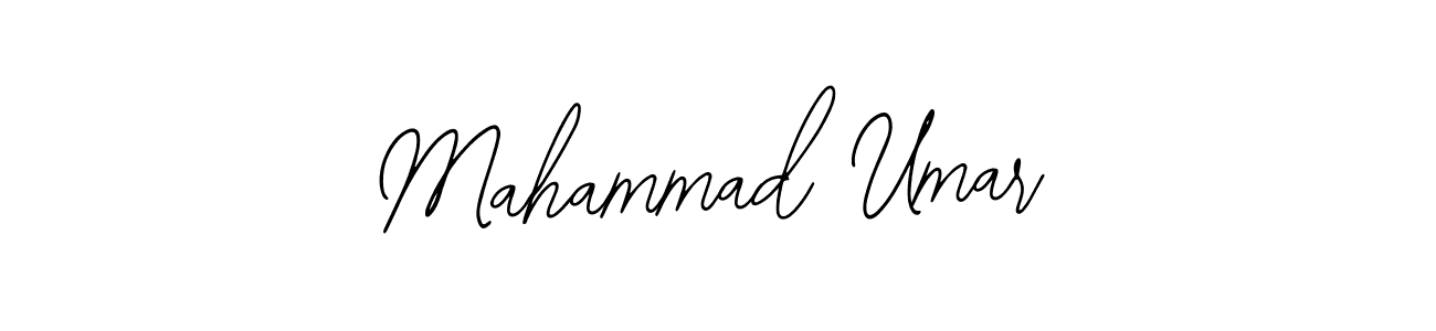 Bearetta-2O07w is a professional signature style that is perfect for those who want to add a touch of class to their signature. It is also a great choice for those who want to make their signature more unique. Get Mahammad Umar name to fancy signature for free. Mahammad Umar signature style 12 images and pictures png
