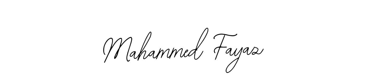 Use a signature maker to create a handwritten signature online. With this signature software, you can design (Bearetta-2O07w) your own signature for name Mahammed Fayaz. Mahammed Fayaz signature style 12 images and pictures png