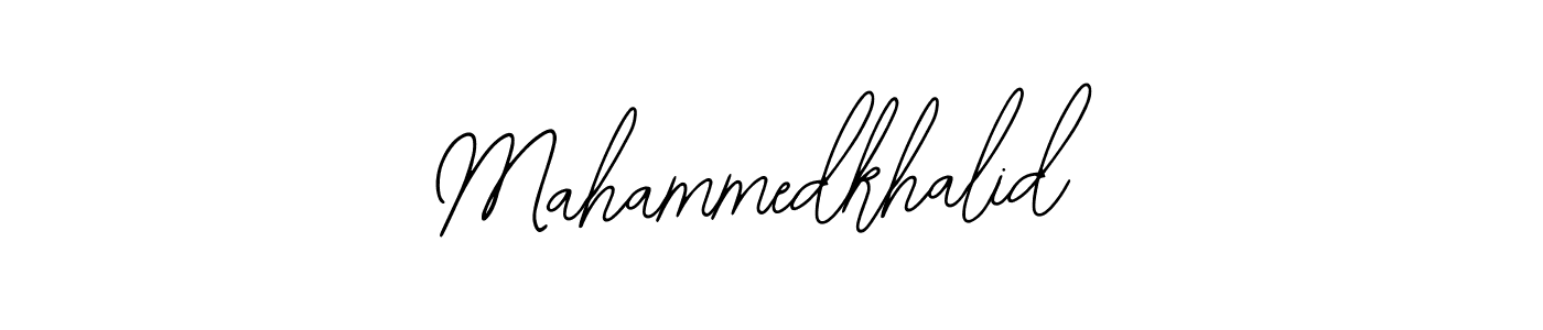 How to Draw Mahammedkhalid signature style? Bearetta-2O07w is a latest design signature styles for name Mahammedkhalid. Mahammedkhalid signature style 12 images and pictures png