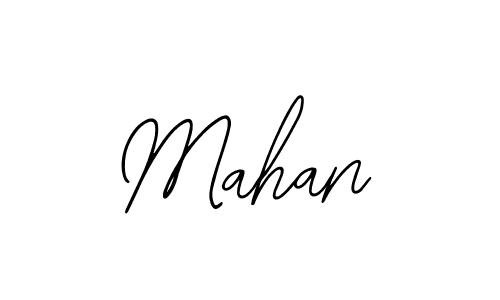 Use a signature maker to create a handwritten signature online. With this signature software, you can design (Bearetta-2O07w) your own signature for name Mahan. Mahan signature style 12 images and pictures png
