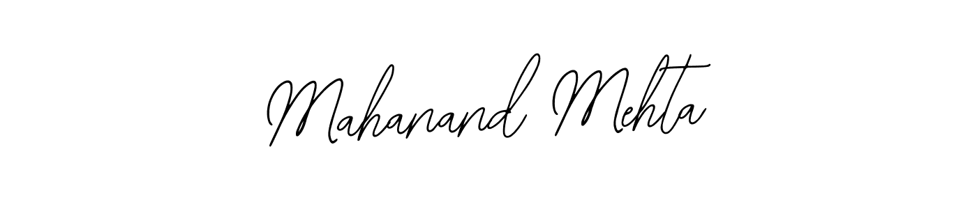 Similarly Bearetta-2O07w is the best handwritten signature design. Signature creator online .You can use it as an online autograph creator for name Mahanand Mehta. Mahanand Mehta signature style 12 images and pictures png