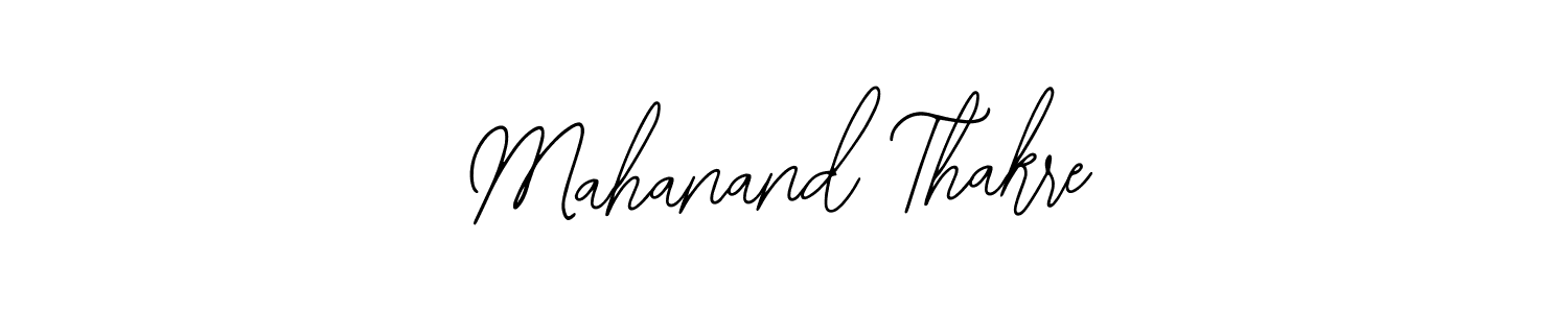 How to make Mahanand Thakre name signature. Use Bearetta-2O07w style for creating short signs online. This is the latest handwritten sign. Mahanand Thakre signature style 12 images and pictures png