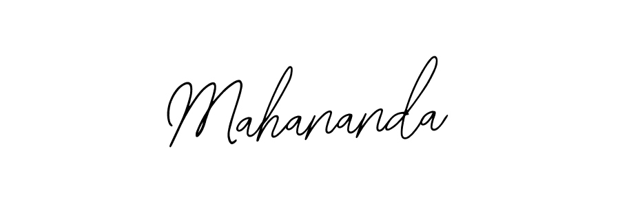 You should practise on your own different ways (Bearetta-2O07w) to write your name (Mahananda) in signature. don't let someone else do it for you. Mahananda signature style 12 images and pictures png