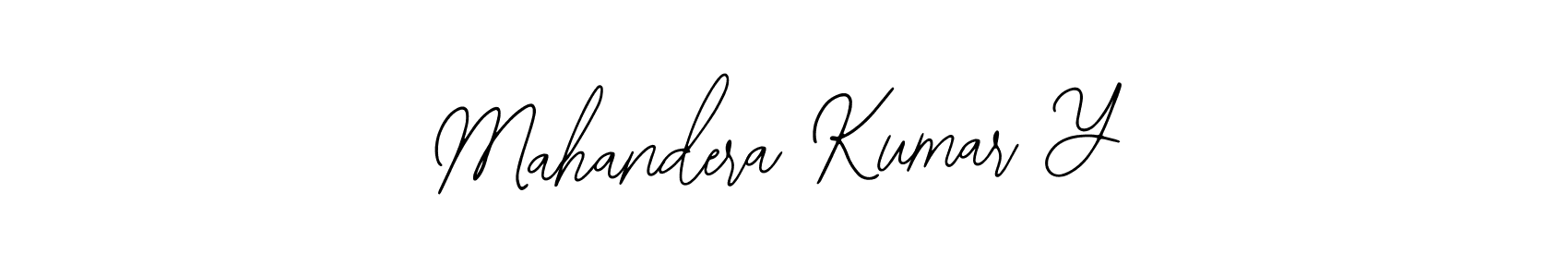 Use a signature maker to create a handwritten signature online. With this signature software, you can design (Bearetta-2O07w) your own signature for name Mahandera Kumar Y. Mahandera Kumar Y signature style 12 images and pictures png