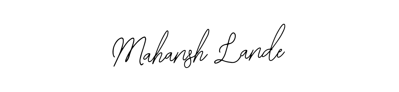 Once you've used our free online signature maker to create your best signature Bearetta-2O07w style, it's time to enjoy all of the benefits that Mahansh Lande name signing documents. Mahansh Lande signature style 12 images and pictures png