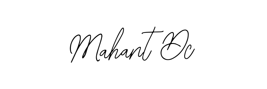 if you are searching for the best signature style for your name Mahant Dc. so please give up your signature search. here we have designed multiple signature styles  using Bearetta-2O07w. Mahant Dc signature style 12 images and pictures png