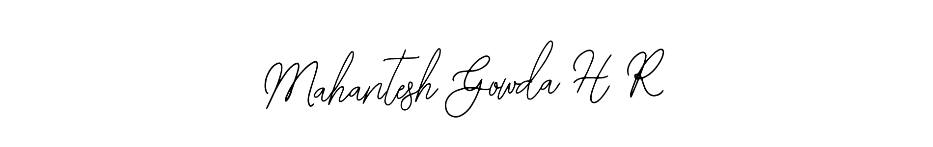 Design your own signature with our free online signature maker. With this signature software, you can create a handwritten (Bearetta-2O07w) signature for name Mahantesh Gowda H R. Mahantesh Gowda H R signature style 12 images and pictures png