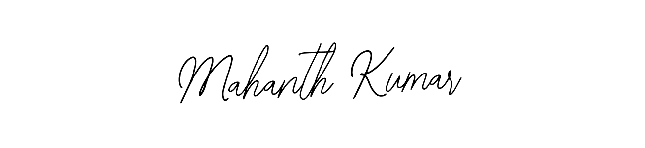 You should practise on your own different ways (Bearetta-2O07w) to write your name (Mahanth Kumar) in signature. don't let someone else do it for you. Mahanth Kumar signature style 12 images and pictures png