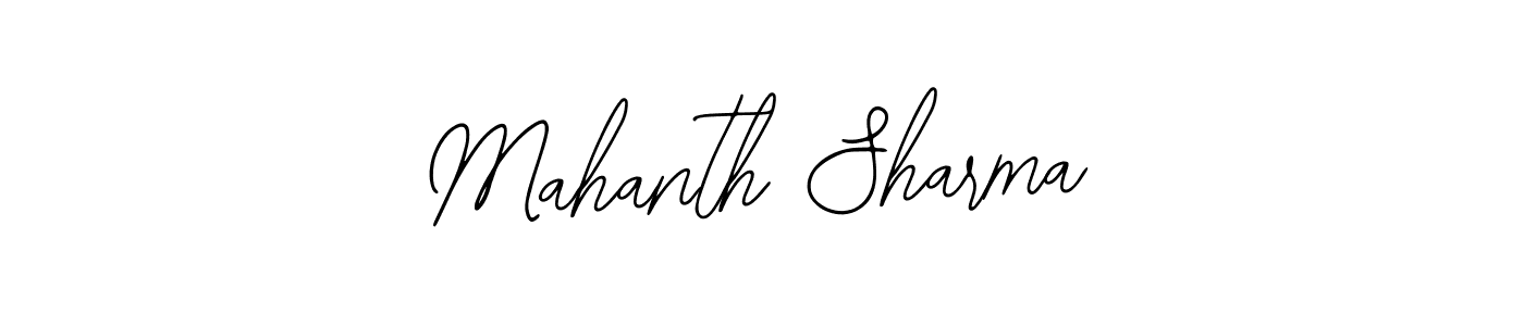 How to Draw Mahanth Sharma signature style? Bearetta-2O07w is a latest design signature styles for name Mahanth Sharma. Mahanth Sharma signature style 12 images and pictures png