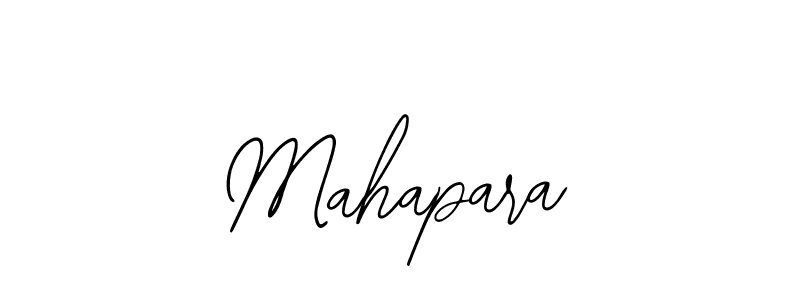 Use a signature maker to create a handwritten signature online. With this signature software, you can design (Bearetta-2O07w) your own signature for name Mahapara. Mahapara signature style 12 images and pictures png