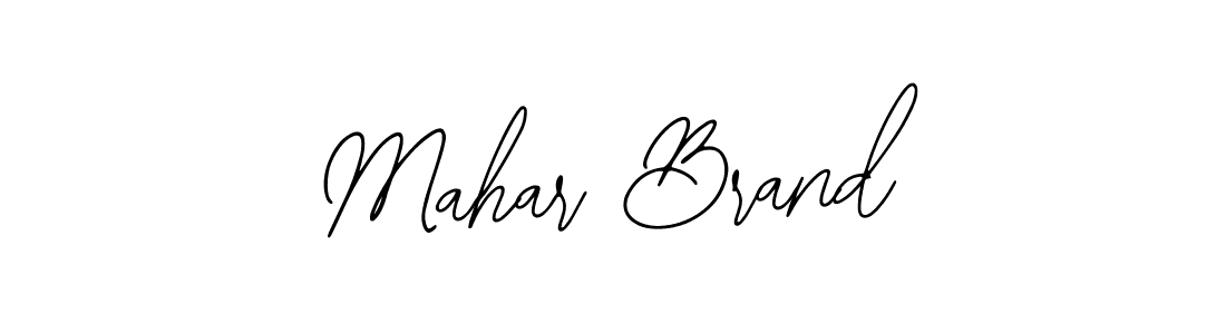 How to make Mahar Brand name signature. Use Bearetta-2O07w style for creating short signs online. This is the latest handwritten sign. Mahar Brand signature style 12 images and pictures png