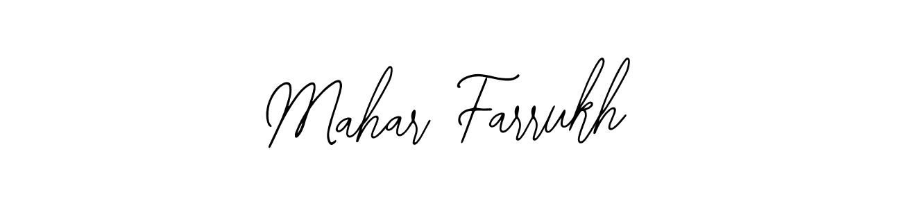 Once you've used our free online signature maker to create your best signature Bearetta-2O07w style, it's time to enjoy all of the benefits that Mahar Farrukh name signing documents. Mahar Farrukh signature style 12 images and pictures png