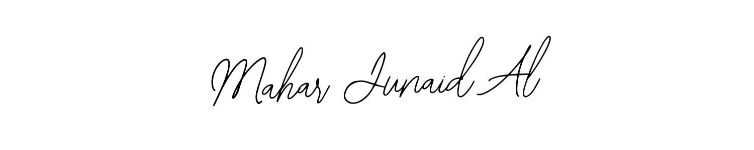 How to Draw Mahar Junaid Al signature style? Bearetta-2O07w is a latest design signature styles for name Mahar Junaid Al. Mahar Junaid Al signature style 12 images and pictures png