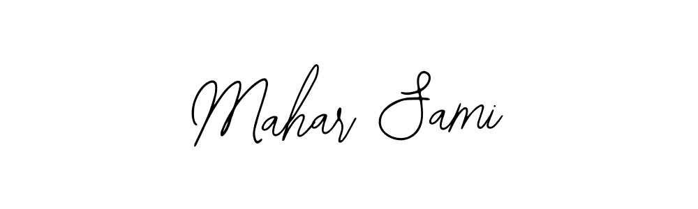 How to Draw Mahar Sami signature style? Bearetta-2O07w is a latest design signature styles for name Mahar Sami. Mahar Sami signature style 12 images and pictures png
