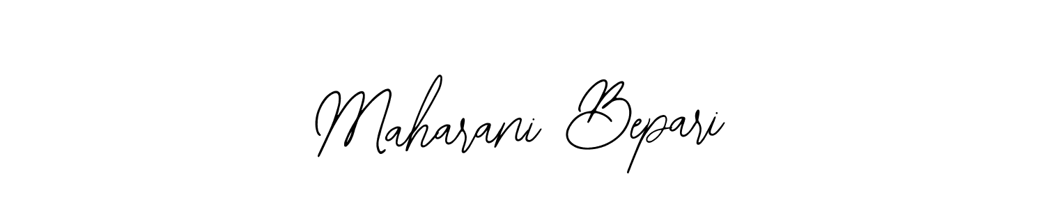 Make a beautiful signature design for name Maharani Bepari. With this signature (Bearetta-2O07w) style, you can create a handwritten signature for free. Maharani Bepari signature style 12 images and pictures png