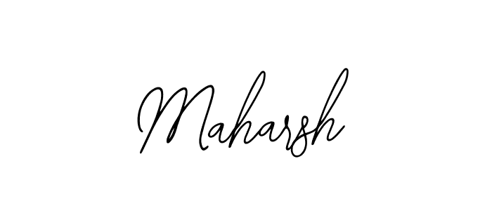 Bearetta-2O07w is a professional signature style that is perfect for those who want to add a touch of class to their signature. It is also a great choice for those who want to make their signature more unique. Get Maharsh name to fancy signature for free. Maharsh signature style 12 images and pictures png