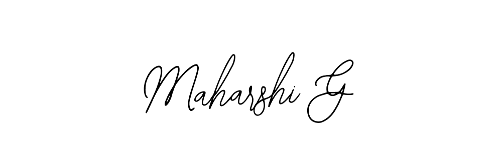 Similarly Bearetta-2O07w is the best handwritten signature design. Signature creator online .You can use it as an online autograph creator for name Maharshi G. Maharshi G signature style 12 images and pictures png