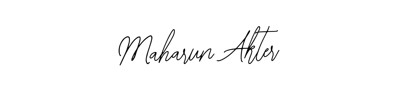 Make a short Maharun Akter signature style. Manage your documents anywhere anytime using Bearetta-2O07w. Create and add eSignatures, submit forms, share and send files easily. Maharun Akter signature style 12 images and pictures png