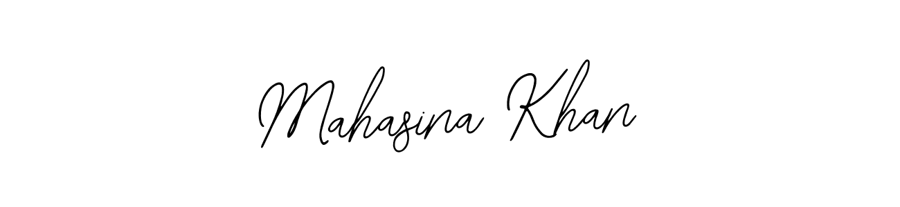 Make a beautiful signature design for name Mahasina Khan. Use this online signature maker to create a handwritten signature for free. Mahasina Khan signature style 12 images and pictures png