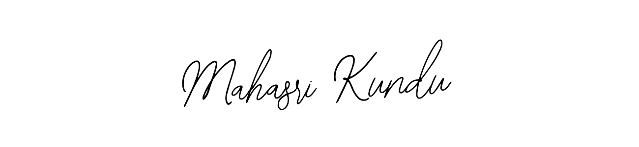 How to make Mahasri Kundu signature? Bearetta-2O07w is a professional autograph style. Create handwritten signature for Mahasri Kundu name. Mahasri Kundu signature style 12 images and pictures png