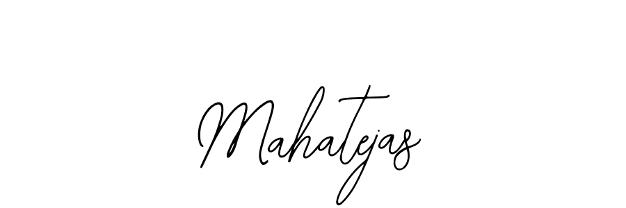 Design your own signature with our free online signature maker. With this signature software, you can create a handwritten (Bearetta-2O07w) signature for name Mahatejas. Mahatejas signature style 12 images and pictures png