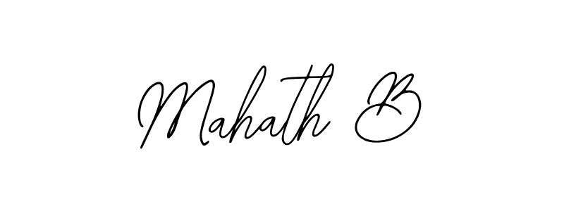 How to Draw Mahath B signature style? Bearetta-2O07w is a latest design signature styles for name Mahath B. Mahath B signature style 12 images and pictures png