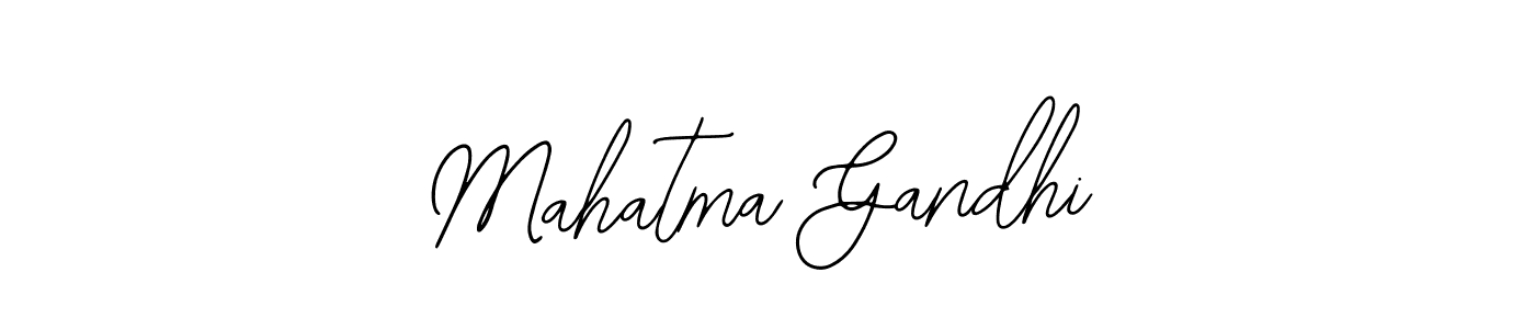 You should practise on your own different ways (Bearetta-2O07w) to write your name (Mahatma Gandhi) in signature. don't let someone else do it for you. Mahatma Gandhi signature style 12 images and pictures png