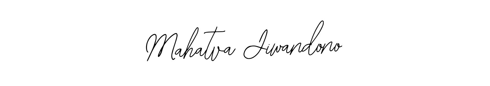 How to make Mahatva Jiwandono signature? Bearetta-2O07w is a professional autograph style. Create handwritten signature for Mahatva Jiwandono name. Mahatva Jiwandono signature style 12 images and pictures png