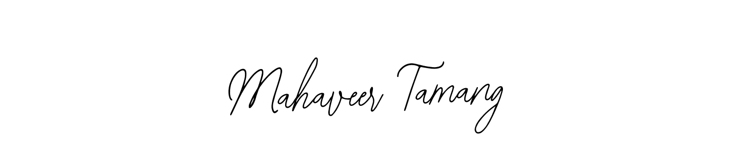 Also we have Mahaveer Tamang name is the best signature style. Create professional handwritten signature collection using Bearetta-2O07w autograph style. Mahaveer Tamang signature style 12 images and pictures png