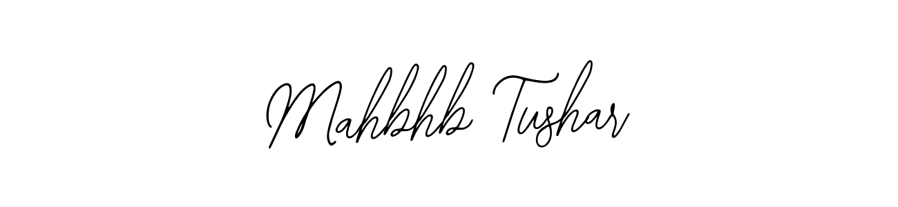 Bearetta-2O07w is a professional signature style that is perfect for those who want to add a touch of class to their signature. It is also a great choice for those who want to make their signature more unique. Get Mahbhb Tushar name to fancy signature for free. Mahbhb Tushar signature style 12 images and pictures png