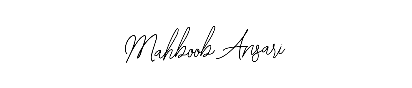 Also we have Mahboob Ansari name is the best signature style. Create professional handwritten signature collection using Bearetta-2O07w autograph style. Mahboob Ansari signature style 12 images and pictures png