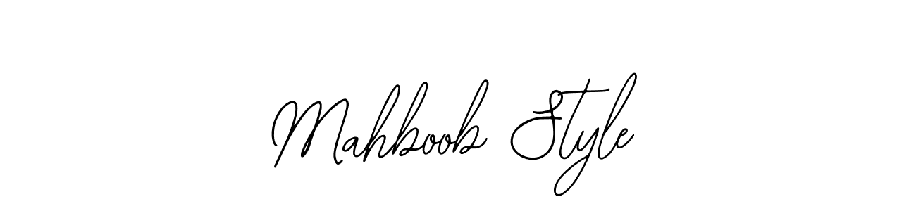 How to make Mahboob Style name signature. Use Bearetta-2O07w style for creating short signs online. This is the latest handwritten sign. Mahboob Style signature style 12 images and pictures png