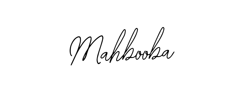 How to make Mahbooba name signature. Use Bearetta-2O07w style for creating short signs online. This is the latest handwritten sign. Mahbooba signature style 12 images and pictures png