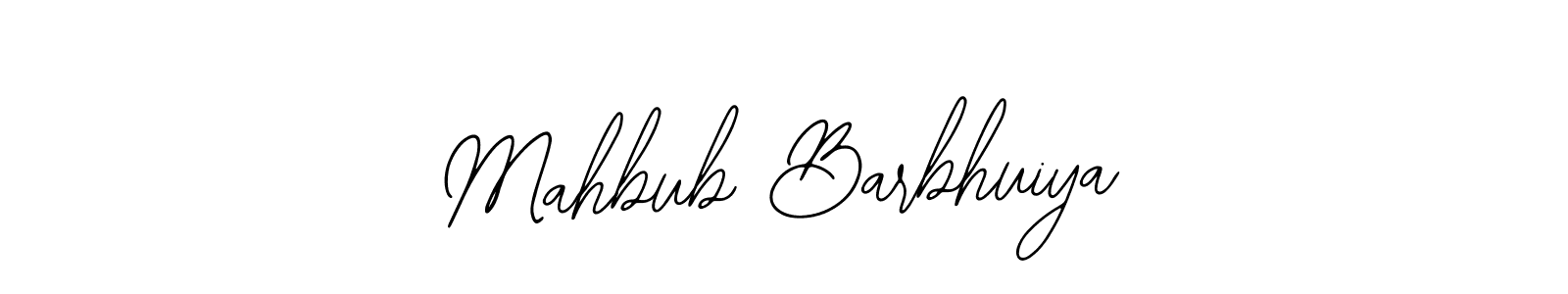 The best way (Bearetta-2O07w) to make a short signature is to pick only two or three words in your name. The name Mahbub Barbhuiya include a total of six letters. For converting this name. Mahbub Barbhuiya signature style 12 images and pictures png