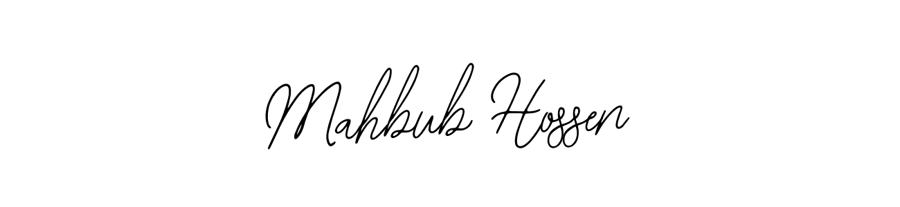 Design your own signature with our free online signature maker. With this signature software, you can create a handwritten (Bearetta-2O07w) signature for name Mahbub Hossen. Mahbub Hossen signature style 12 images and pictures png