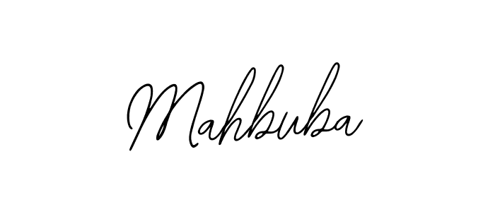Create a beautiful signature design for name Mahbuba. With this signature (Bearetta-2O07w) fonts, you can make a handwritten signature for free. Mahbuba signature style 12 images and pictures png