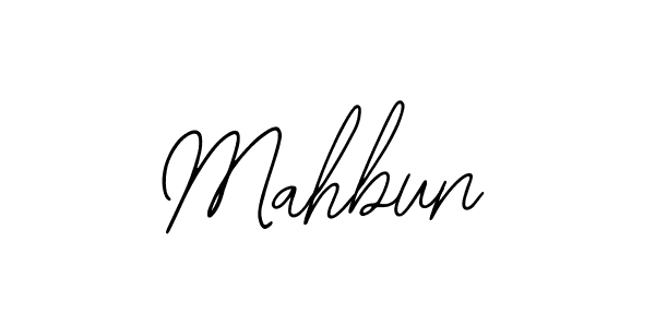 The best way (Bearetta-2O07w) to make a short signature is to pick only two or three words in your name. The name Mahbun include a total of six letters. For converting this name. Mahbun signature style 12 images and pictures png