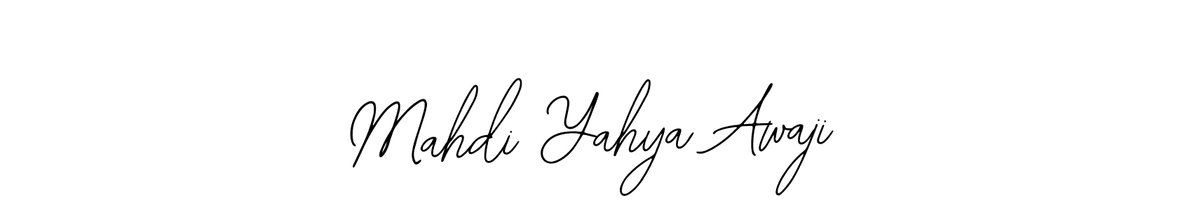 How to Draw Mahdi Yahya Awaji signature style? Bearetta-2O07w is a latest design signature styles for name Mahdi Yahya Awaji. Mahdi Yahya Awaji signature style 12 images and pictures png