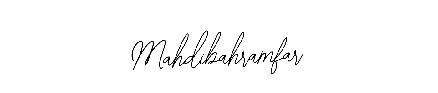 You should practise on your own different ways (Bearetta-2O07w) to write your name (Mahdibahramfar) in signature. don't let someone else do it for you. Mahdibahramfar signature style 12 images and pictures png