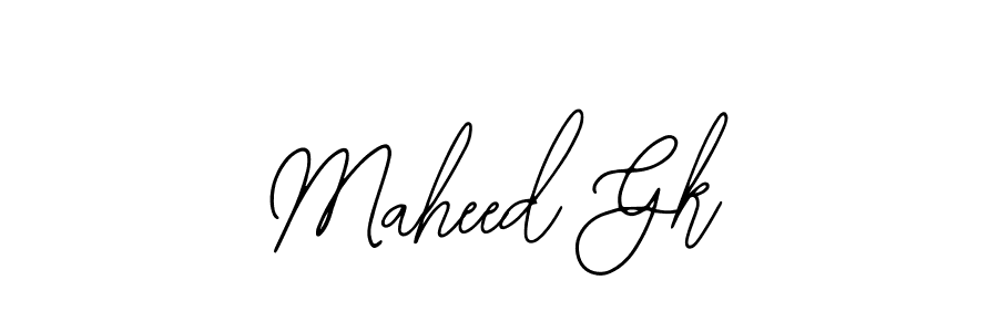How to Draw Maheed Gk signature style? Bearetta-2O07w is a latest design signature styles for name Maheed Gk. Maheed Gk signature style 12 images and pictures png