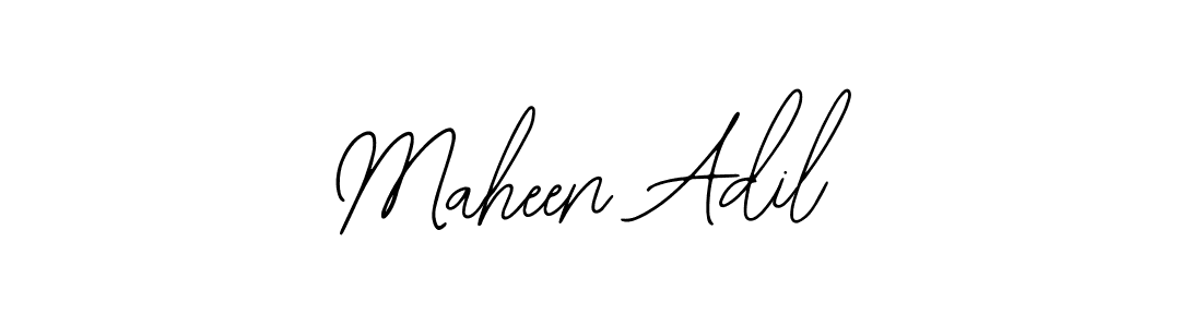 Also You can easily find your signature by using the search form. We will create Maheen Adil name handwritten signature images for you free of cost using Bearetta-2O07w sign style. Maheen Adil signature style 12 images and pictures png