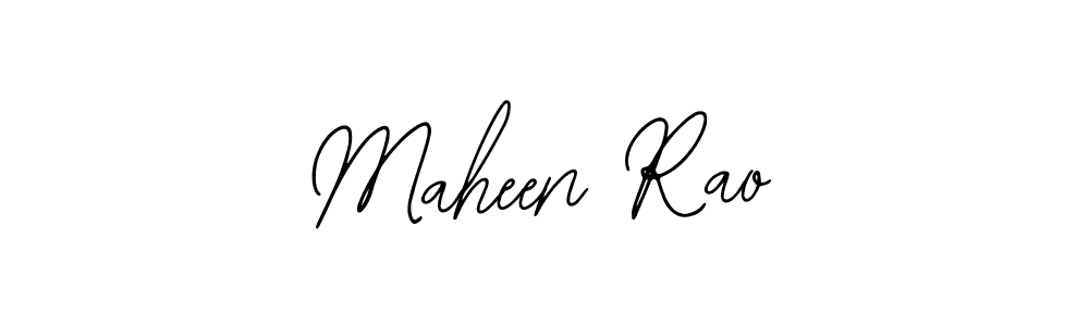 Design your own signature with our free online signature maker. With this signature software, you can create a handwritten (Bearetta-2O07w) signature for name Maheen Rao. Maheen Rao signature style 12 images and pictures png