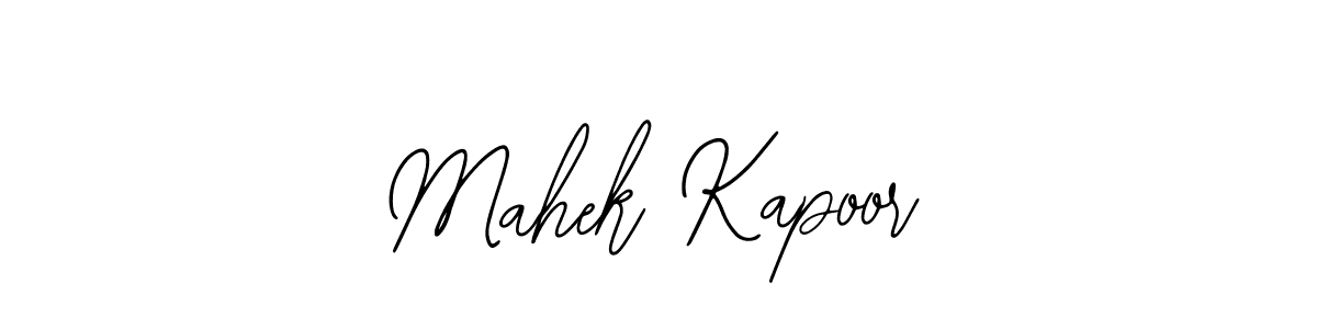 It looks lik you need a new signature style for name Mahek Kapoor. Design unique handwritten (Bearetta-2O07w) signature with our free signature maker in just a few clicks. Mahek Kapoor signature style 12 images and pictures png