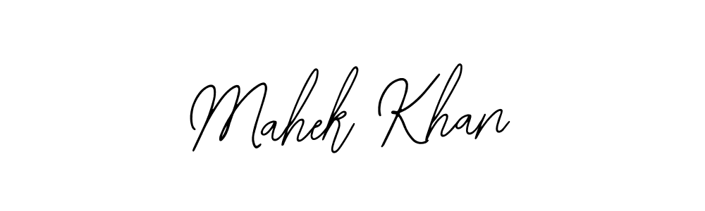 The best way (Bearetta-2O07w) to make a short signature is to pick only two or three words in your name. The name Mahek Khan include a total of six letters. For converting this name. Mahek Khan signature style 12 images and pictures png