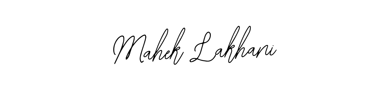Create a beautiful signature design for name Mahek Lakhani. With this signature (Bearetta-2O07w) fonts, you can make a handwritten signature for free. Mahek Lakhani signature style 12 images and pictures png