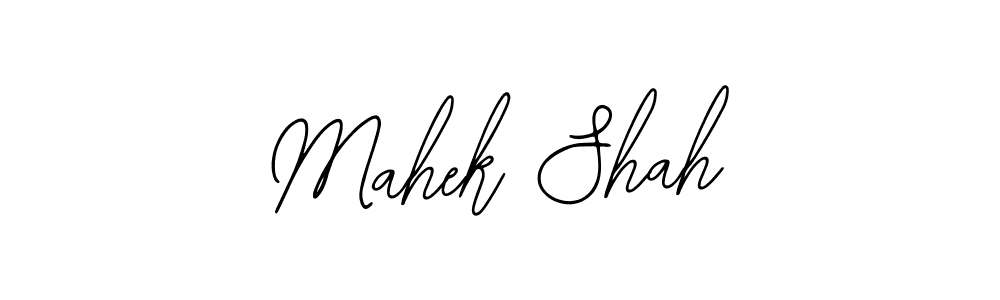 See photos of Mahek Shah official signature by Spectra . Check more albums & portfolios. Read reviews & check more about Bearetta-2O07w font. Mahek Shah signature style 12 images and pictures png